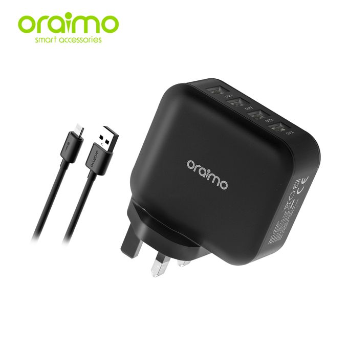 Oraimo OCW-U81F Charger - UK Dual USB