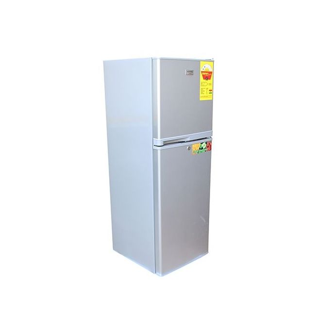Westpool 138Liters Double Door Fridge Wp-158 Silver / Stainless Steel