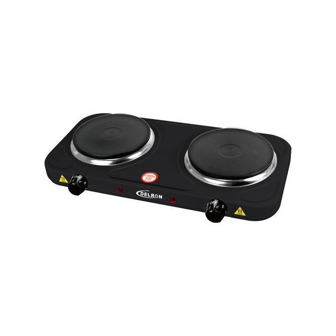 Delron 2 Burner Electric Hot Plate - 2000W