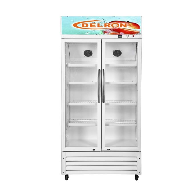 Delron 553 Litres - DDF-553 Showcase Display Double Door Refrigerator