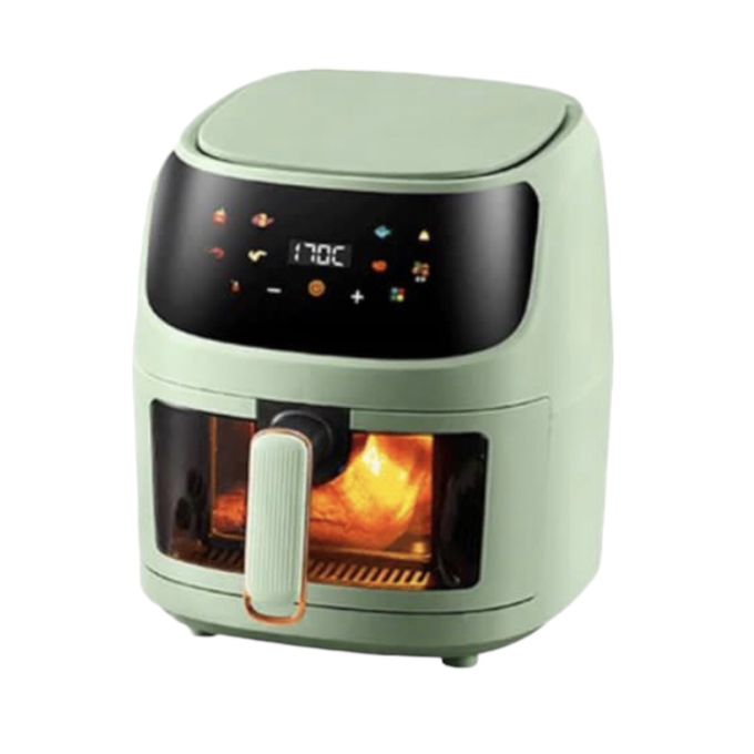 Air Fryer Smoke-free Electric Frying - 8L Light Green