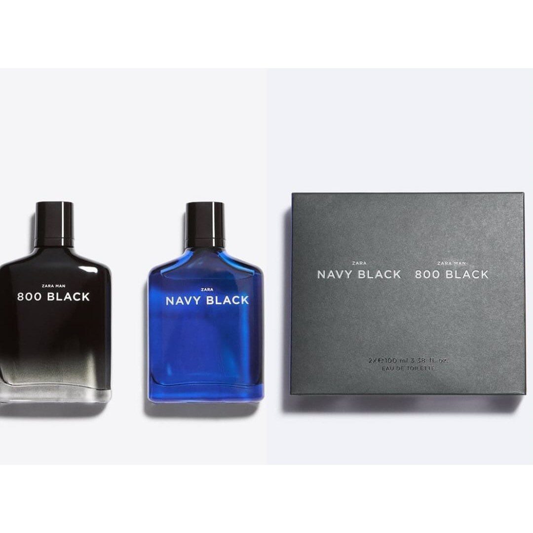 Zara Man Navy Black & 800 Black Set