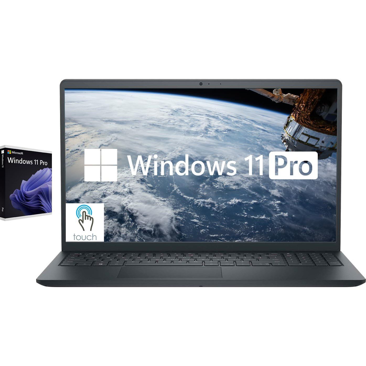 Dell 15.6" Touchscreen 16GB RAM 1TB SSD Inspiron Business Laptop, Windows 11 Pro, AMD Ryzen 5 7530U 6-Core Processor