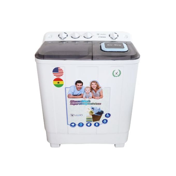 Vizio 10KG Twin Tub Top Load Semi Automatic Washing Machine