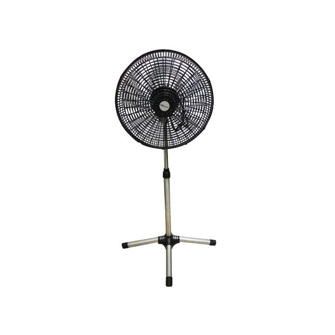 2 x Delron 18" - 18SB Basket Type Standing Fan - Black