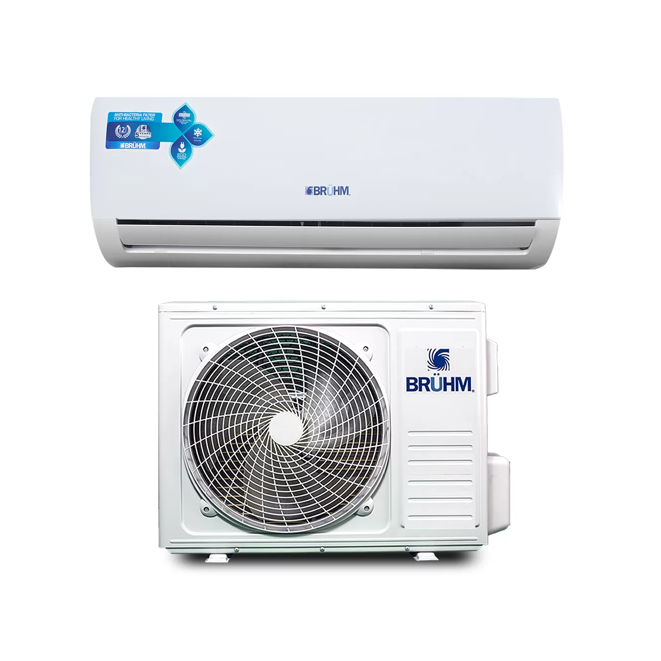 Bruhm 1.5HP R410a (2 star) Split Air Conditioner