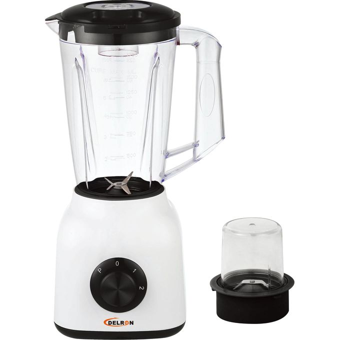 Delron Blender Unbreakable Jar DB-358 - 1.5Litres - White/Black