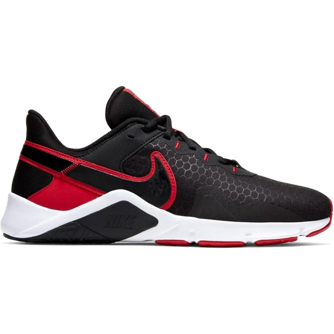 Nike Legend Black University Red Essential 2 Training Sneaker